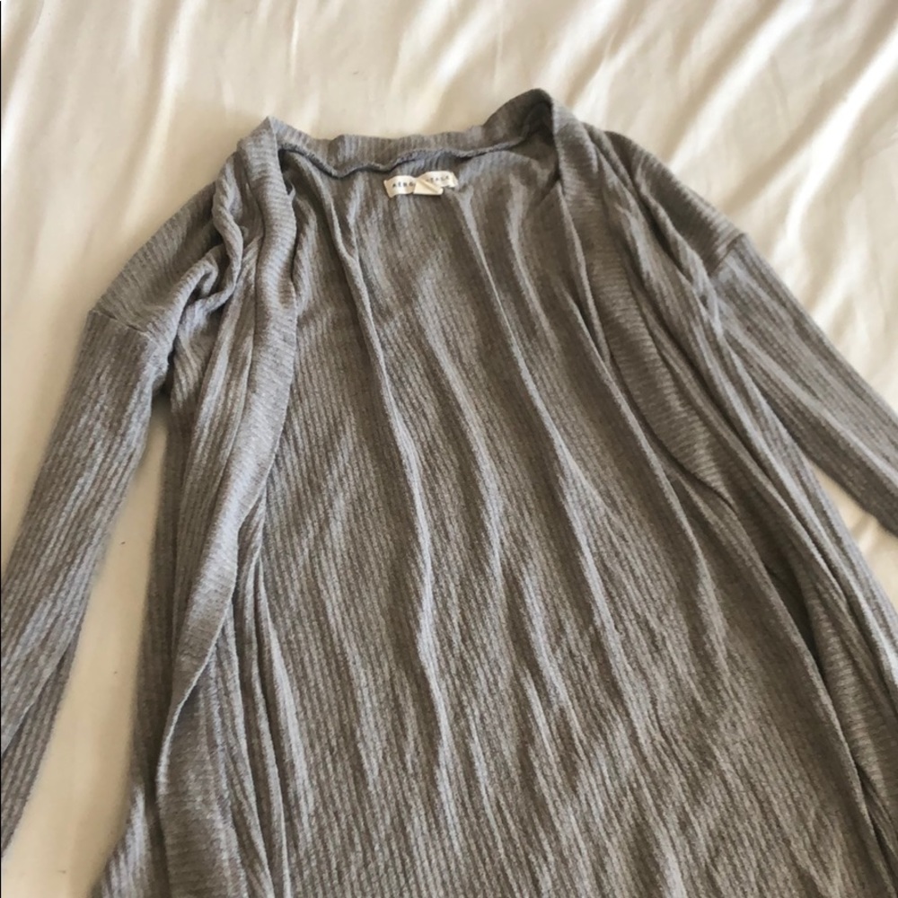 Grey cardigan